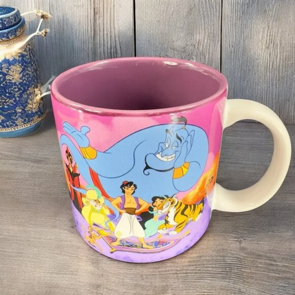 Walt Disney‎ Classic Aladdin Coffee Mug Cup Ceramic Made in Japan 12 Oz Mug Cup